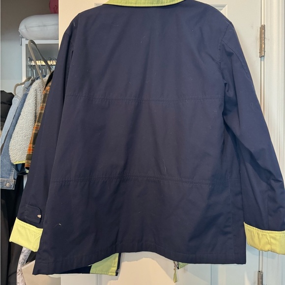 Mackintosh New England navy and green coat - Picture 4 of 4